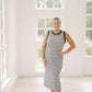 Crossing Paths Striped Maxi Dress - Dresses - Blu Pepper
