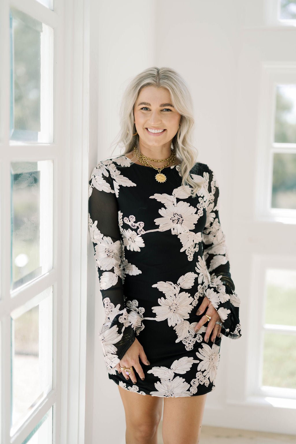 Dance Away Floral Mini Dress - Dresses - Q2