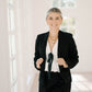 Daring Stares Black Blazer - Outerwear - Blazers - She & Sky