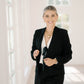 Daring Stares Black Blazer - Outerwear - Blazers - She & Sky