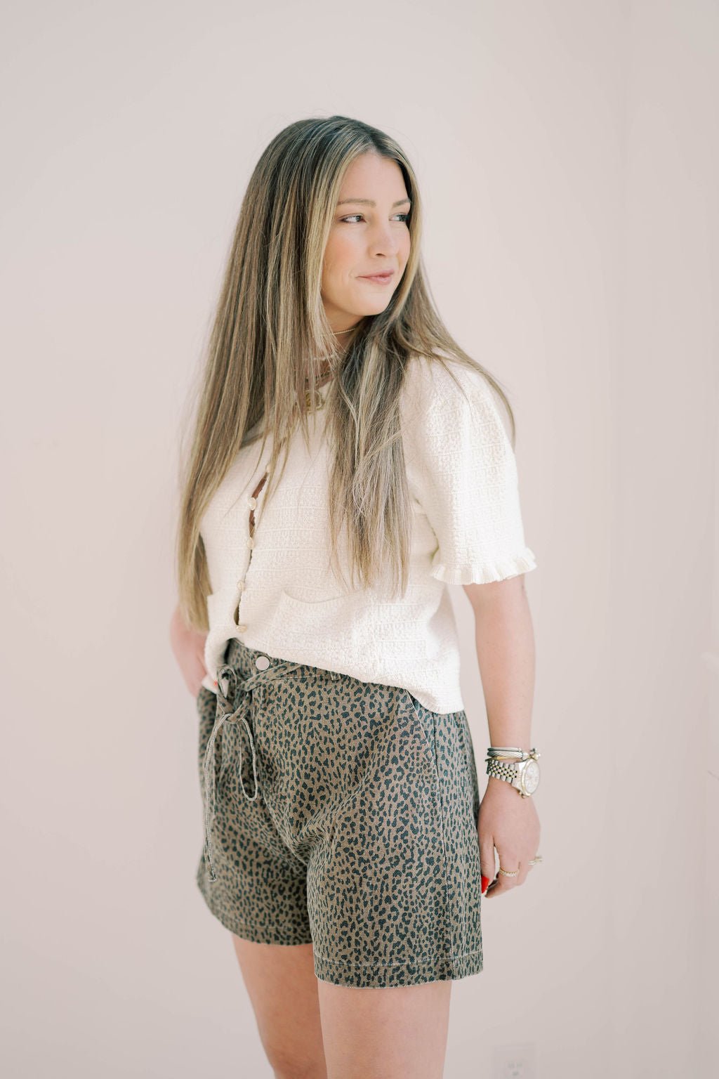 Darling Details Leopard Shorts - Bottoms - Shorts - She & Sky