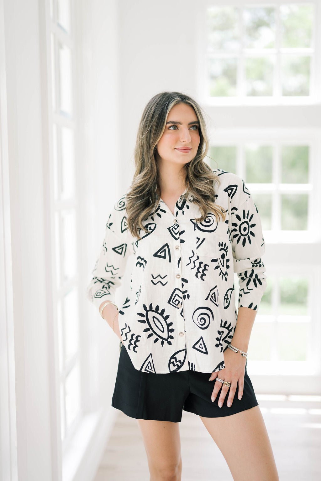 Days Away Top - Tops - Blouses - Blu Pepper