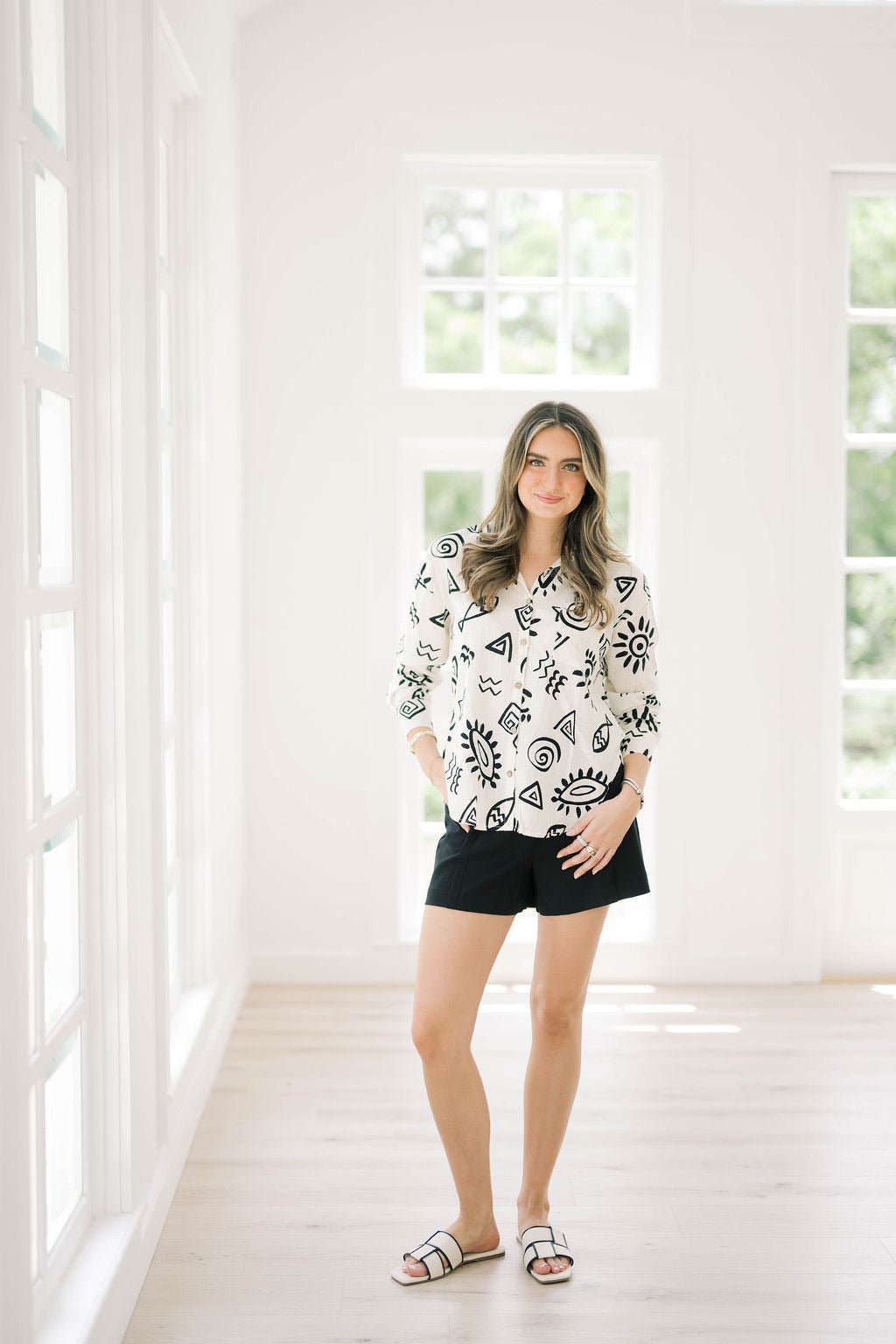 Days Away Top - Tops - Blouses - Blu Pepper