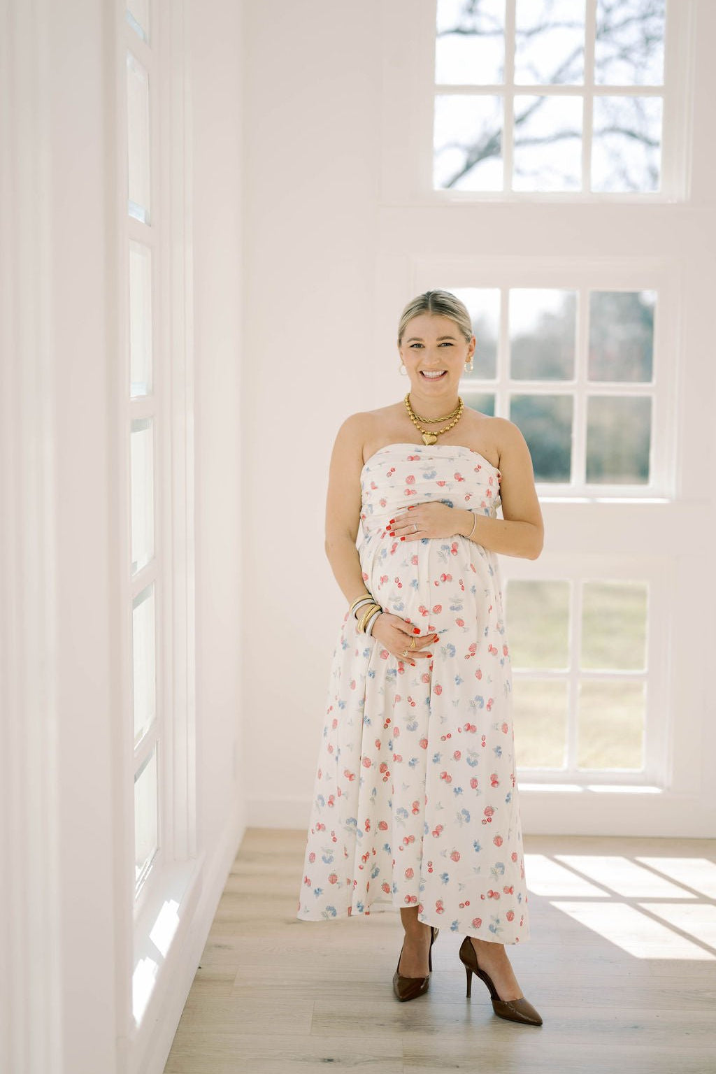 Delicate Delight Strapless Maxi Dress - Dresses - Needii