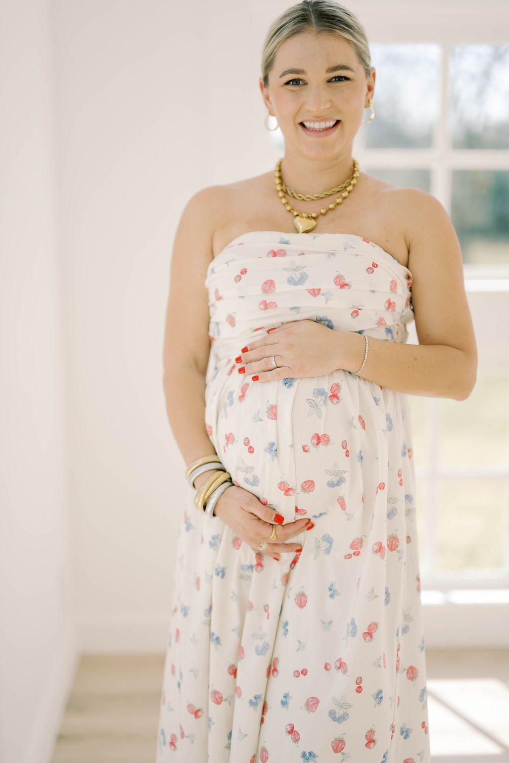 Delicate Delight Strapless Maxi Dress - Dresses - Needii