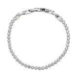 Demi - Fine Silver Diamond Tennis Bracelet - Jewelry - Bracelets - Brenda Grands Jewelry