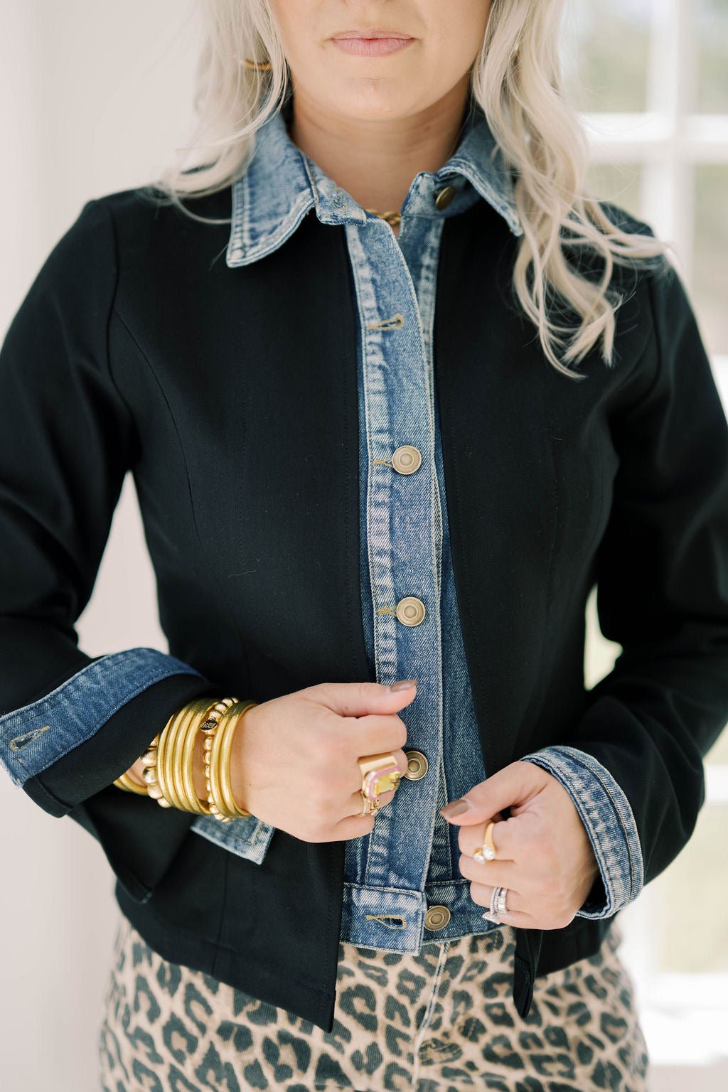 Denim Darling Blazer Jacket - Outerwear - Jackets - Able