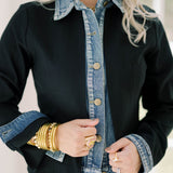 Denim Darling Blazer Jacket - Outerwear - Jackets - Able
