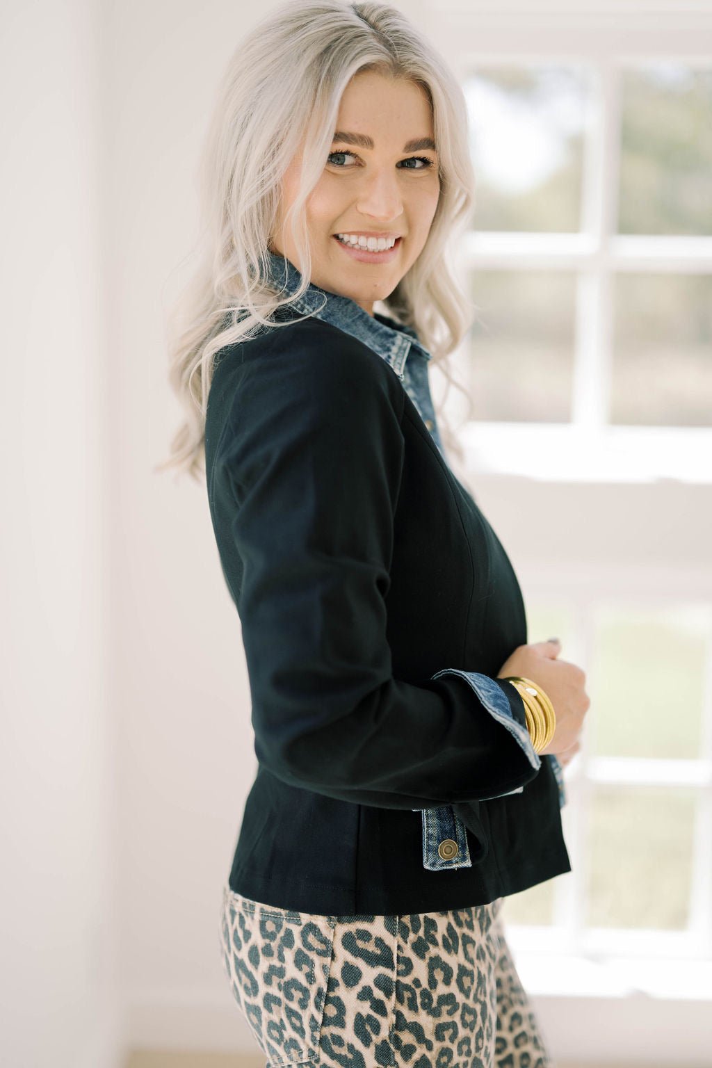 Denim Darling Blazer Jacket - Outerwear - Jackets - Able