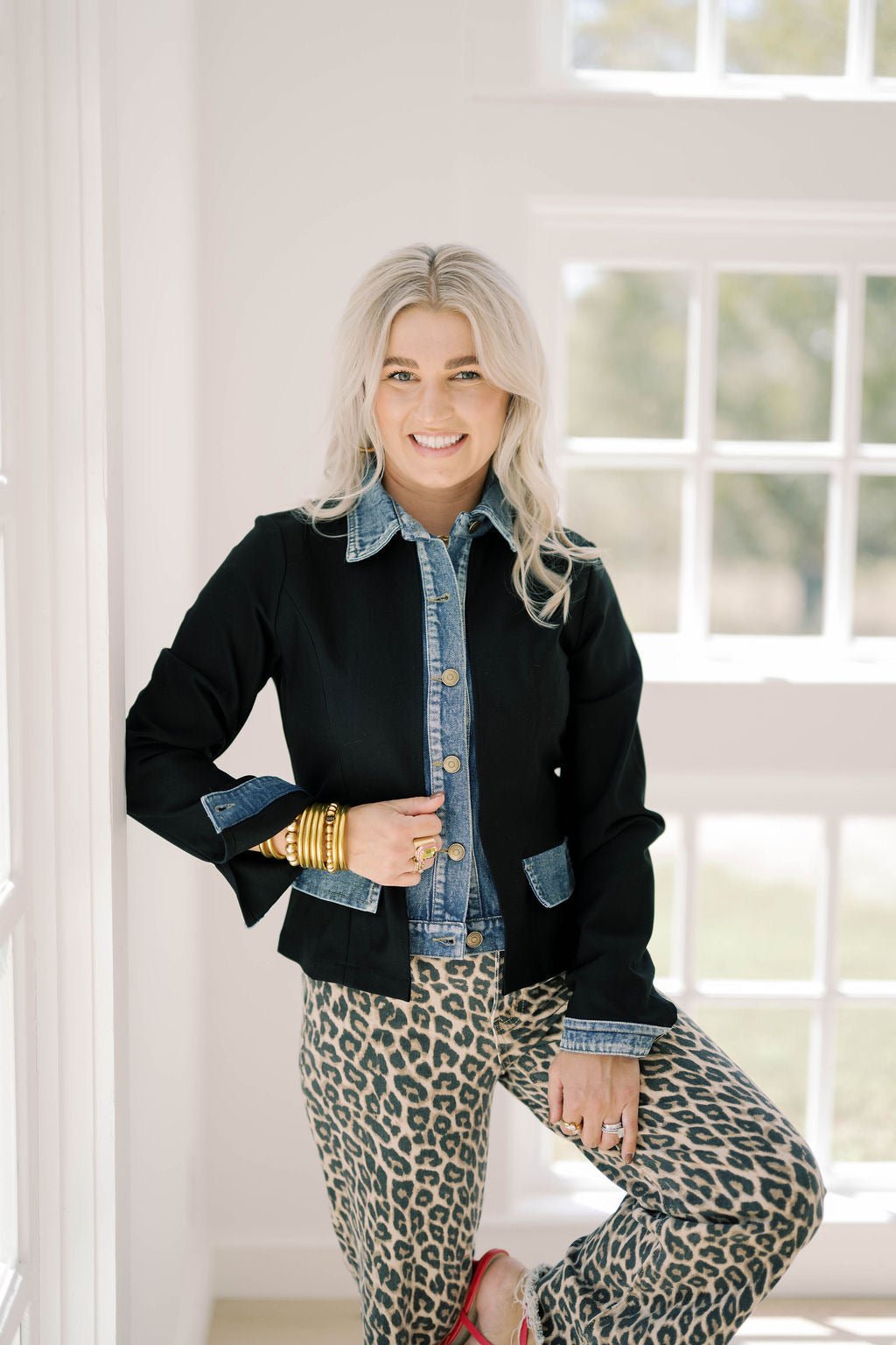 Denim Darling Blazer Jacket - Outerwear - Jackets - Able