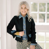 Denim Darling Blazer Jacket - Outerwear - Jackets - Able