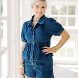 Denim Darling Mid - Rise Shorts - Bottoms - Shorts - Le Lis