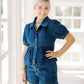 Denim Darling Mid - Rise Shorts - Bottoms - Shorts - Le Lis