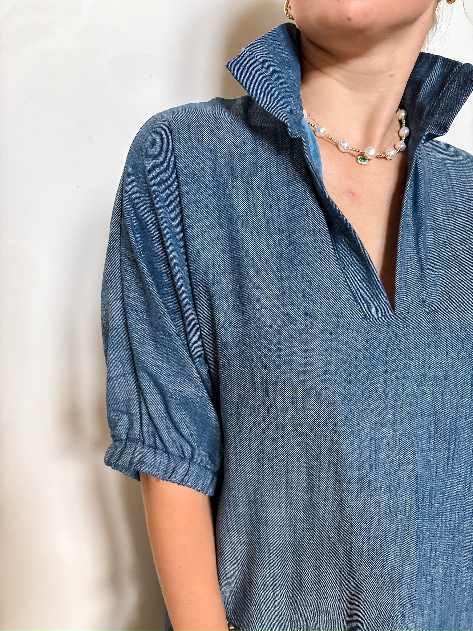 Denim Darling Midi Dress - Dresses - Adrienne