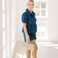 Denim Darling Peplum Top - Tops - Blouses - Le Lis