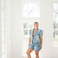 Denim Darling Top - Tops - Blouses - Blue B