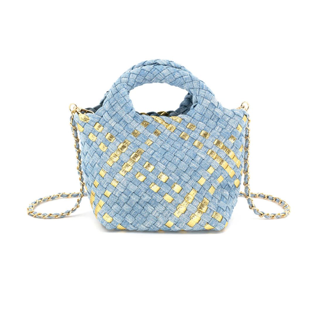 Denim Woven Clutch Crossboy - Accessories - Purses & Handbags - BC Bags