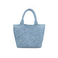 Denim Woven Large Tote Handbag - Accessories - Totes - BC Bags