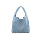 Denim Woven Medium Tote