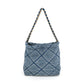 Distressed Denim Tote Bag