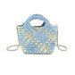 Denim Woven Clutch Crossboy