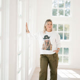 Designer Cowgirl Sweatshirt - Tops - Sweatshirts - Summer Tees