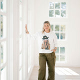 Designer Cowgirl Sweatshirt - Tops - Sweatshirts - Summer Tees