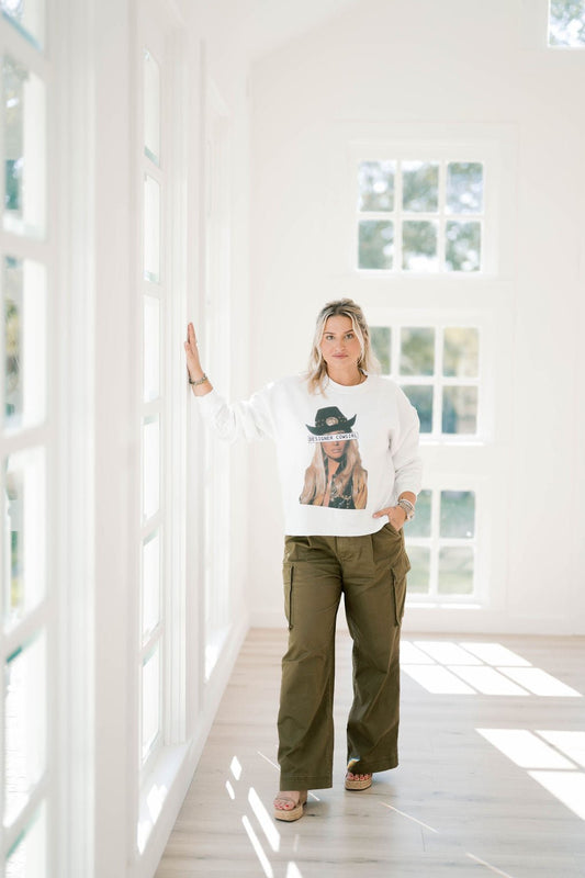Designer Cowgirl Sweatshirt - Tops - Sweatshirts - Summer Tees