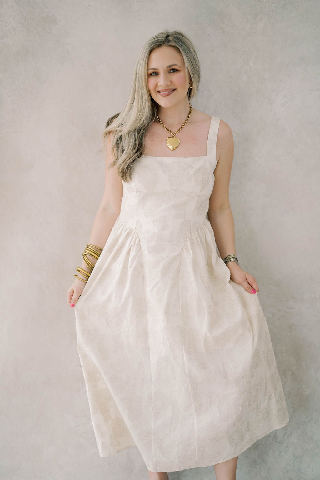 Easter Kisses Floral Dress - Dresses - Blu Pepper