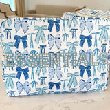 ESSENTIALS Blue Bow Nylon XL Travel Bag - Accessories - Travel - Kenz Kustomz