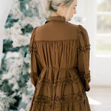 Evening Promise Belted Ruffle Mini Dress - Dresses - Heyson