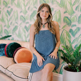 Eye of the Tiger Denim Leopard Dress - Dresses - Needii