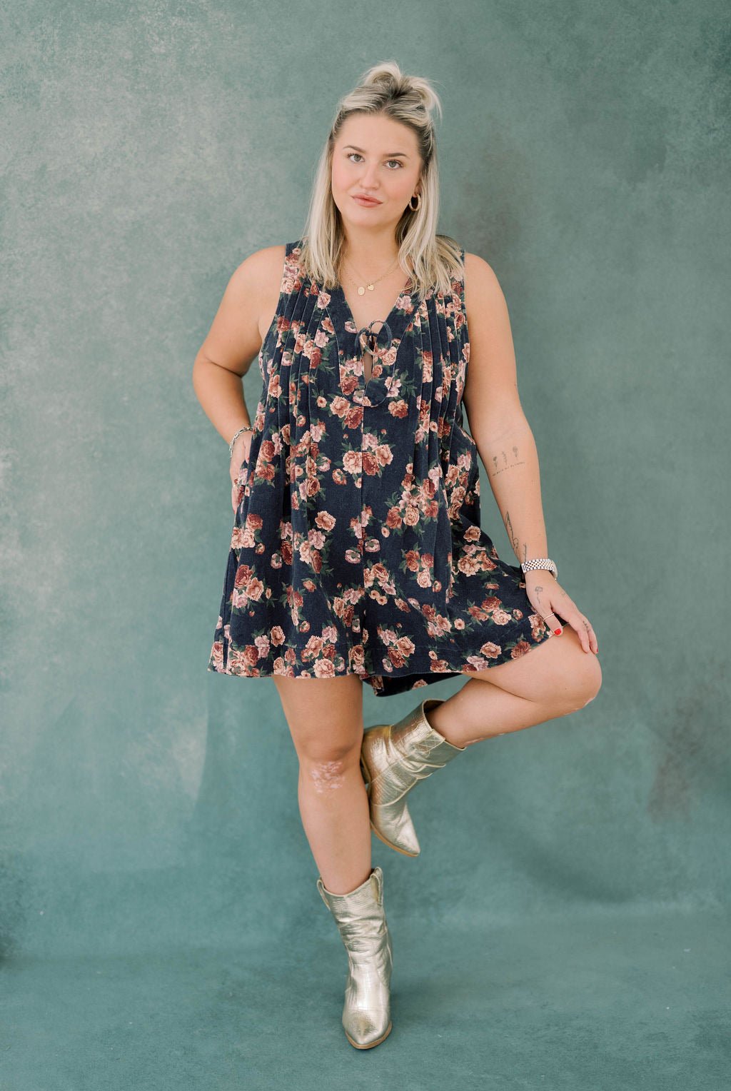 Fair Time Floral Romper - Rompers - Illa Illa