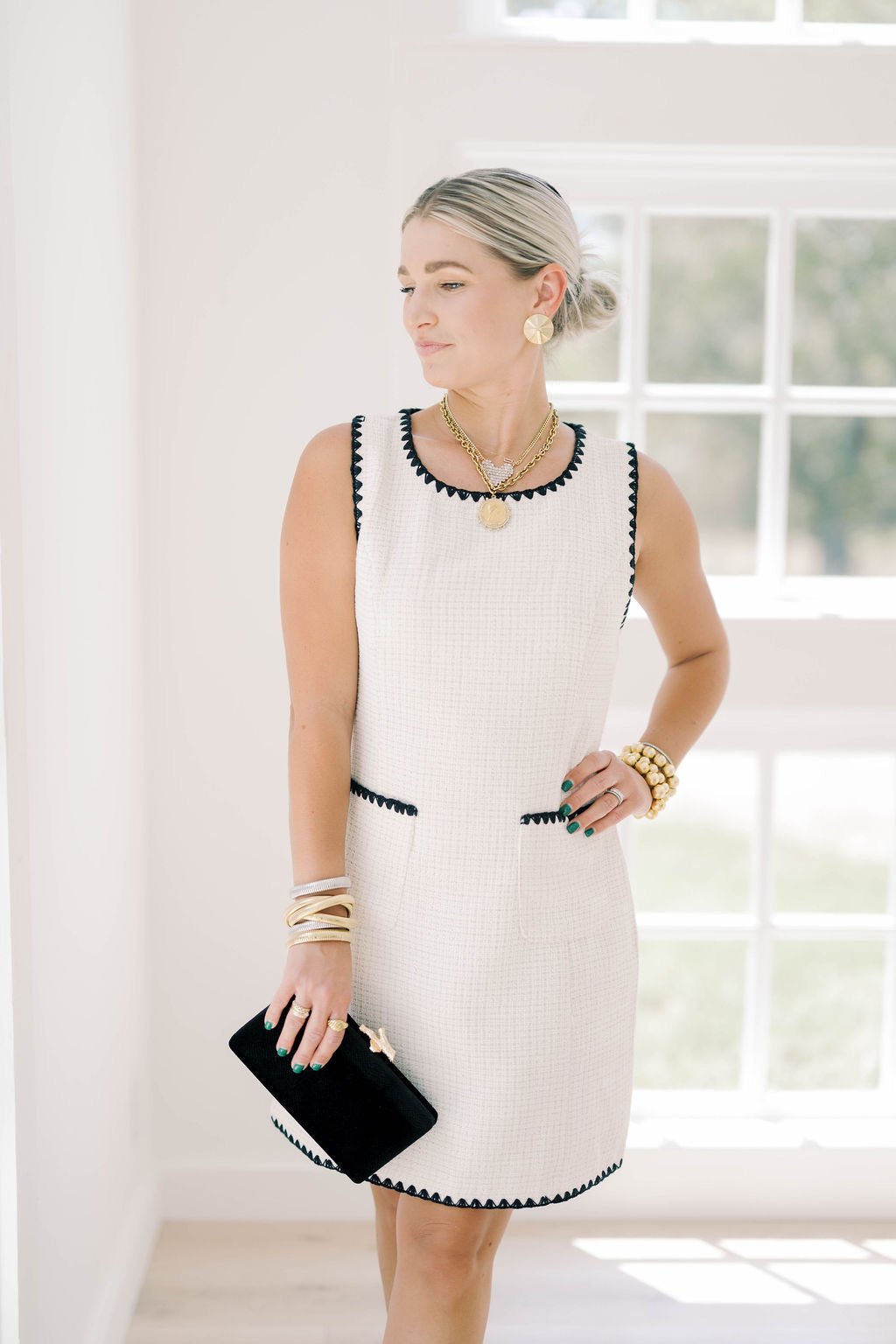 Fall Days Tweed Mini Dress - Dresses - B. Right