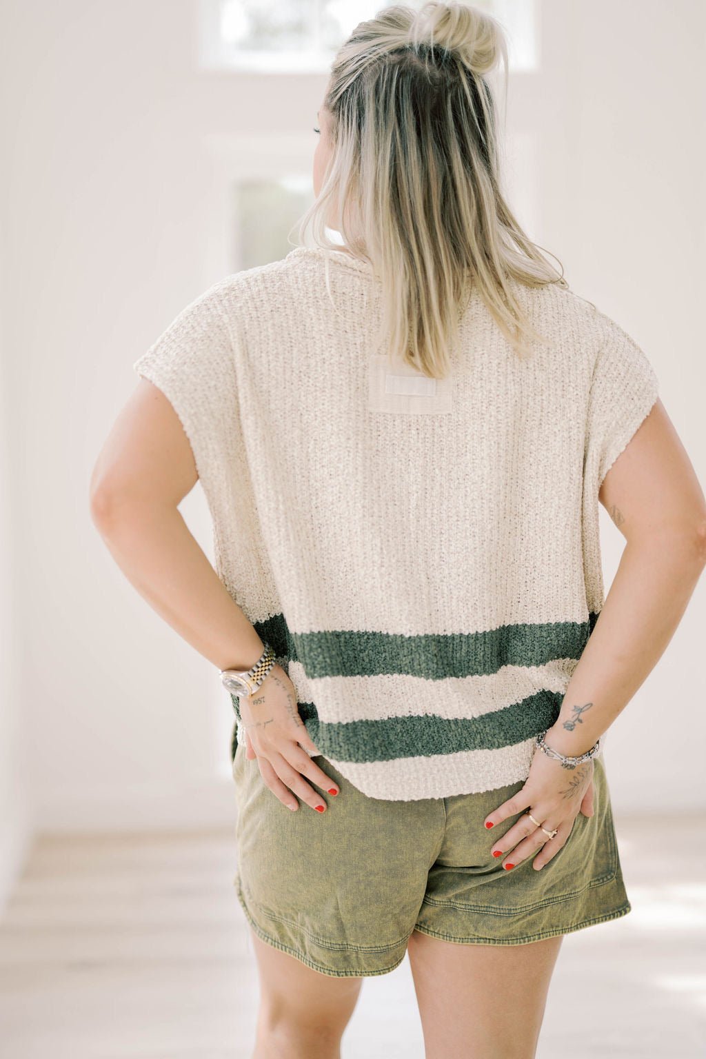 Fall Frenzy Striped Sweater Top - Tops - Sweaters - Illa Illa