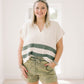 Fall Frenzy Striped Sweater Top - Tops - Sweaters - Illa Illa