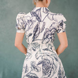 Fall Paradise Collared Mini Dress - Dresses - TCEC