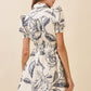 Fall Paradise Collared Mini Dress - Dresses - TCEC