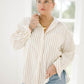 Fall Times Button Down Top - Tops - Blouses - Heyson