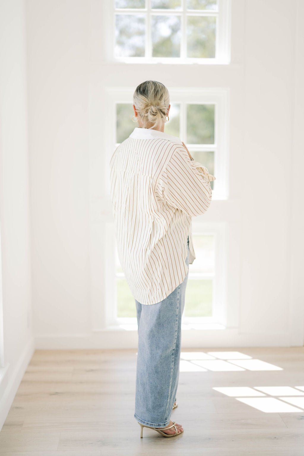 Fall Times Button Down Top - Tops - Blouses - Heyson