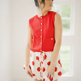 Fan Fav Dot Shorts - Bottoms - Shorts - Peach Love CA
