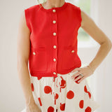 Fan Fav Dot Shorts - Bottoms - Shorts - Peach Love CA