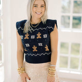 Feeling Cheerful Gingerbread Sweater - Tops - Sweaters - She & Sky