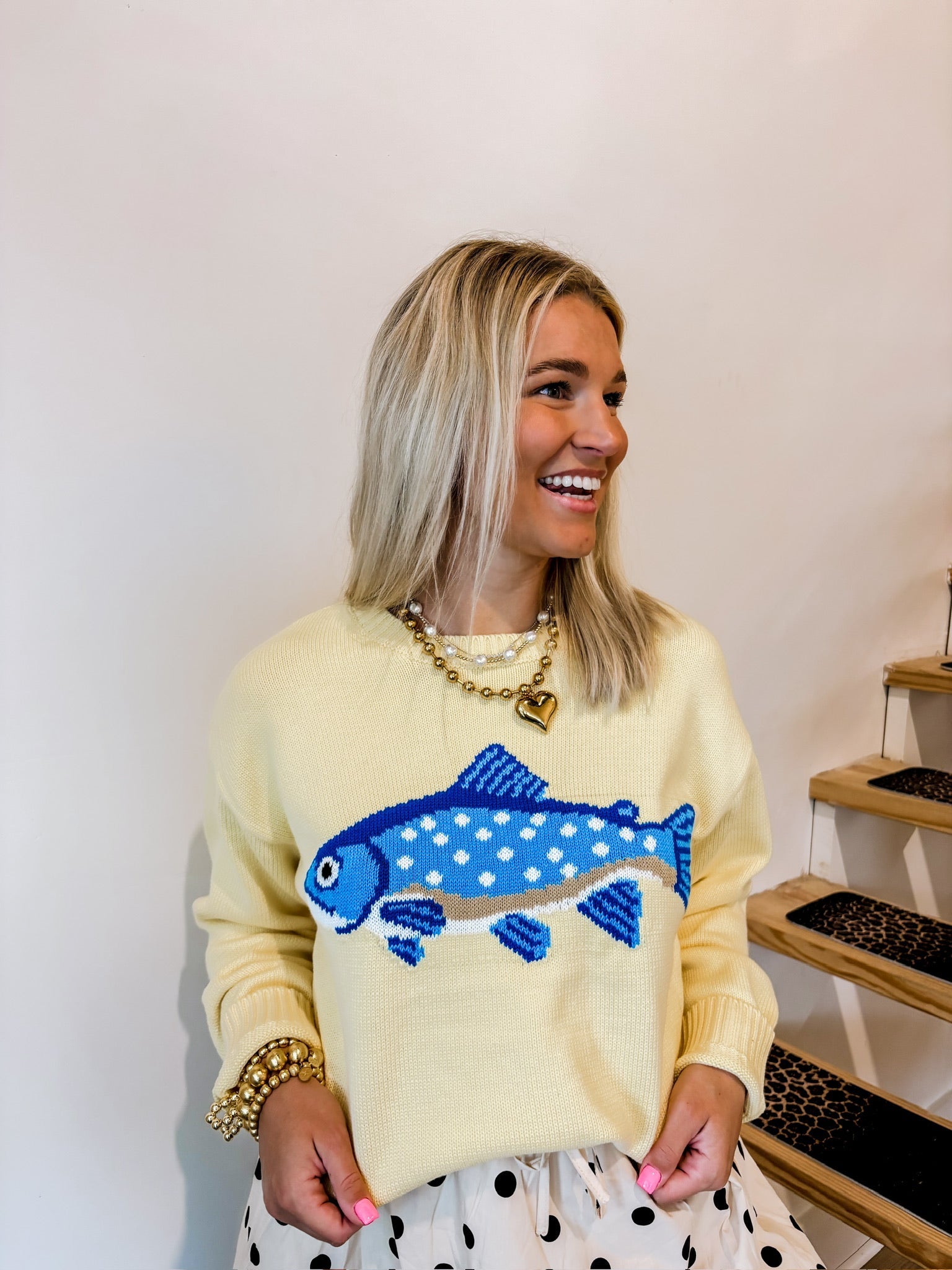 Fish Kisses Sweater Top - Tops - Sweaters - Wishlist