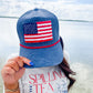 American Flag Trucker Hat