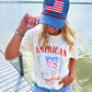 American Flag Trucker Hat