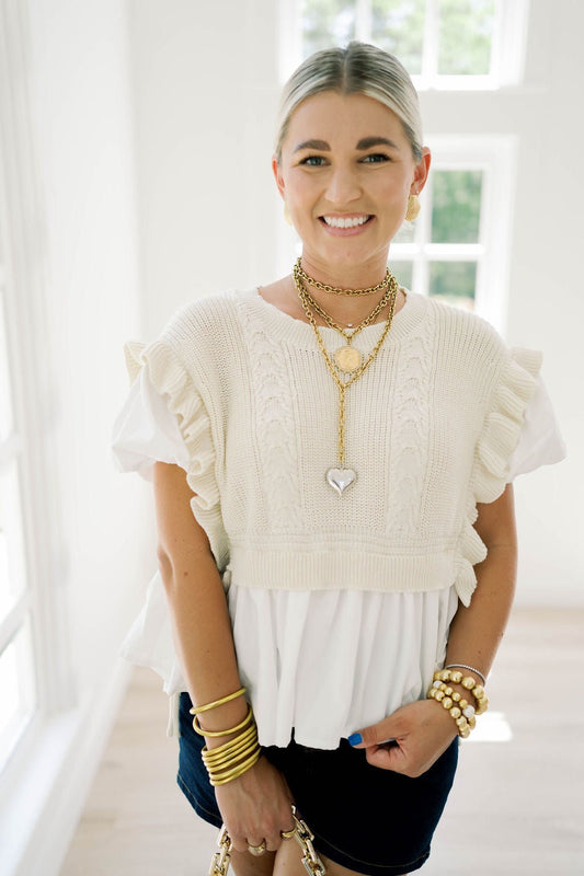 Flirty Forcast Top - Tops - Blouses - Illa Illa