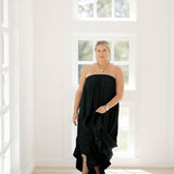 Gala Night High Low Ruffle Dress - Dresses - Strut & Bolt
