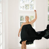 Gala Night High Low Ruffle Dress - Dresses - Strut & Bolt