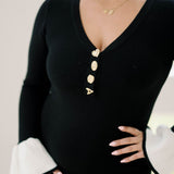 Gallery Glamour Knit Sweater Dress - Dresses - Able